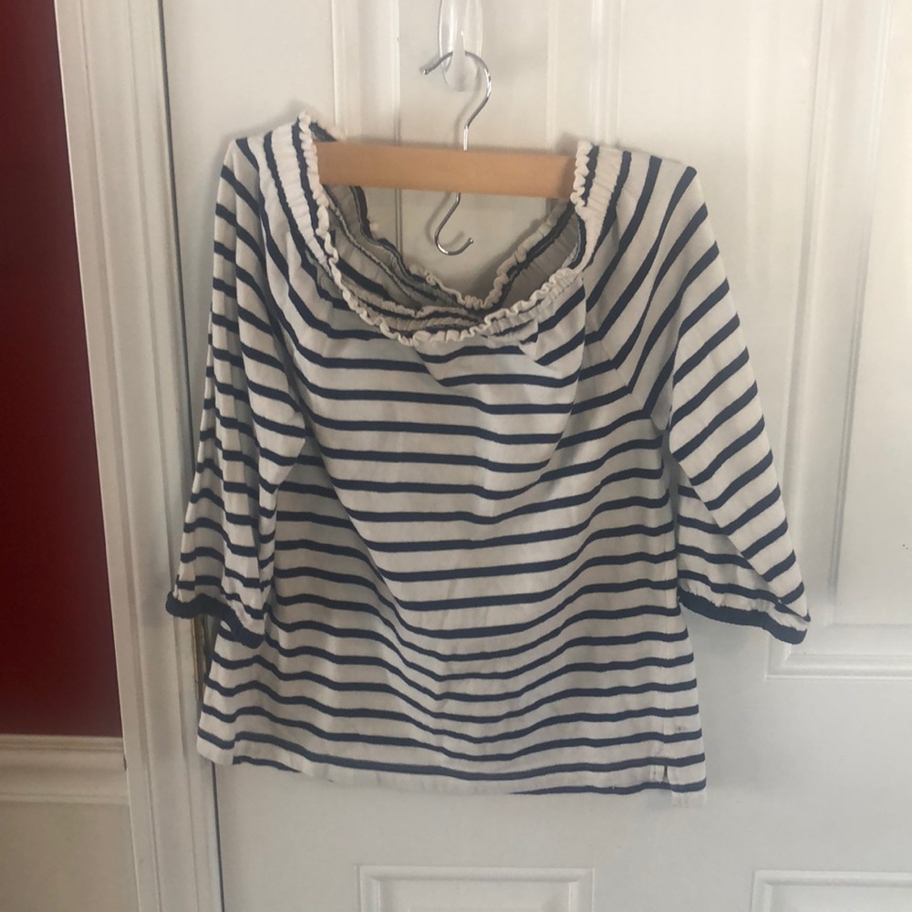 Girls crew cuts striped top size 12